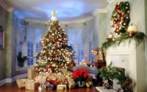 MESA DE NATAL, COMO ENCANTAR! 28 115891_Papel-de-Parede-Sala-Decorada-pro-Natal_1440x900