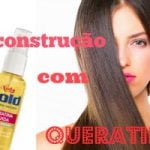 reconstrução com queratina - Ta chick