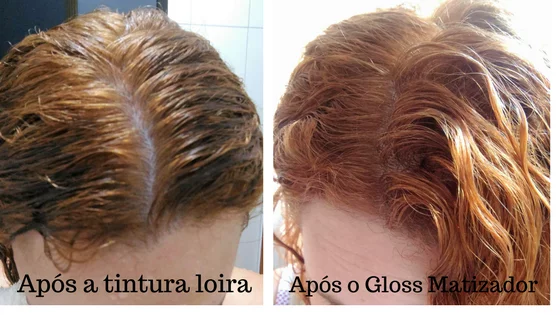 antes e depois com a tinta loira antes e depois com a tinta loira