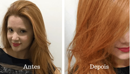 antes e depois do gloss matizador 3d ruivo antes e depois do gloss matizador 3d ruivo