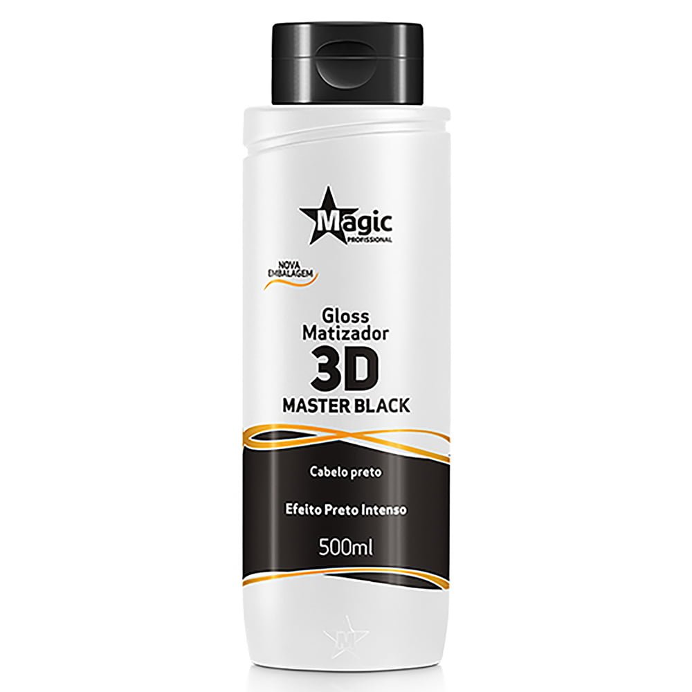 Gloss matizador 3D preto