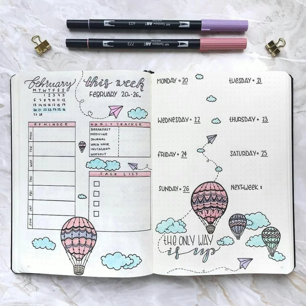 Bullet Journal para você começar o ano produtivo 30 0f0bd0caad3b1ccdcb6436123489ff6f - Ta chick