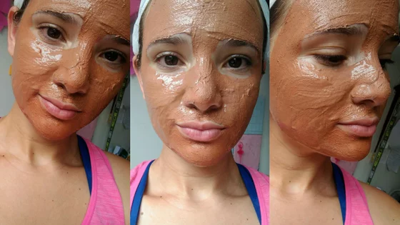 Argila Rosa Máscara Facial Caseira 36 argila rosa - Ta chick