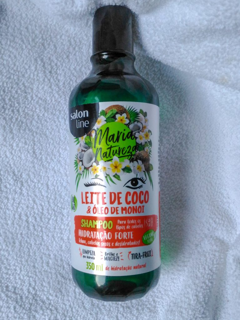 Shampoo Maria Natureza Leite de Coco e Óleo de Monoi da Salon Line Shampoo Maria Natureza leite de coco e óleo Monói da Salon Line