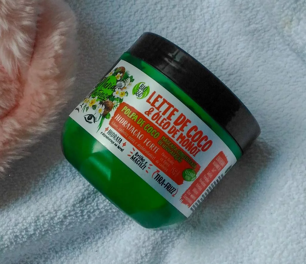 Máscara Maria Natureza Leite de Coco e Óleo de Monoida Salon Line Máscara Maria Natureza Leite de Coco e Óleo de Monoi da Salon Line