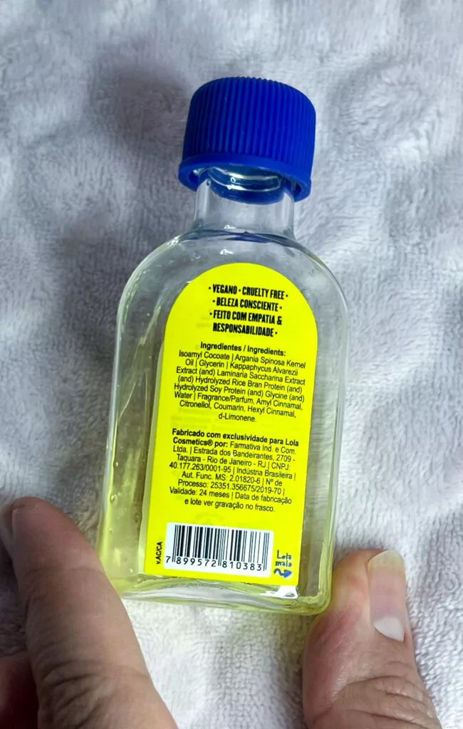 Óleo Reparador de pontas para cabelos danificados da Lola Cosmetics-Resenha 30 Oleo Reparador de pontas de Argan - Ta chick